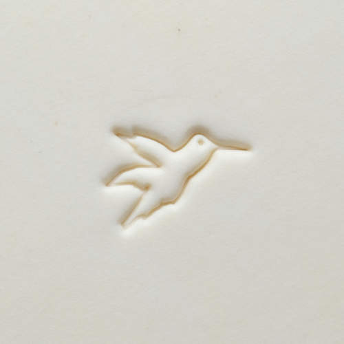 Scs-195 Small Round Stamp – Hummingbird
