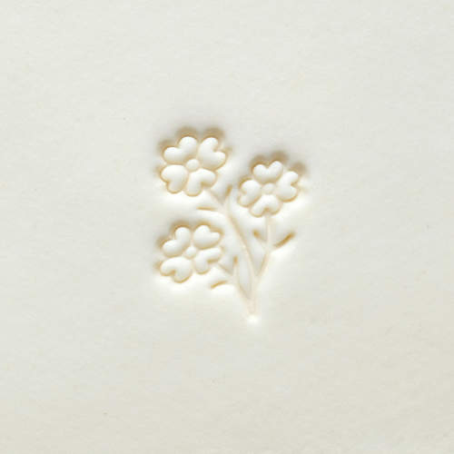 Scs-197 Small Round Stamp – Bouquet of Flowers