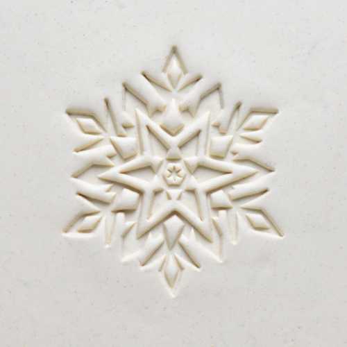 Scxl-028 Extra Large Round Stamp – Snowflake