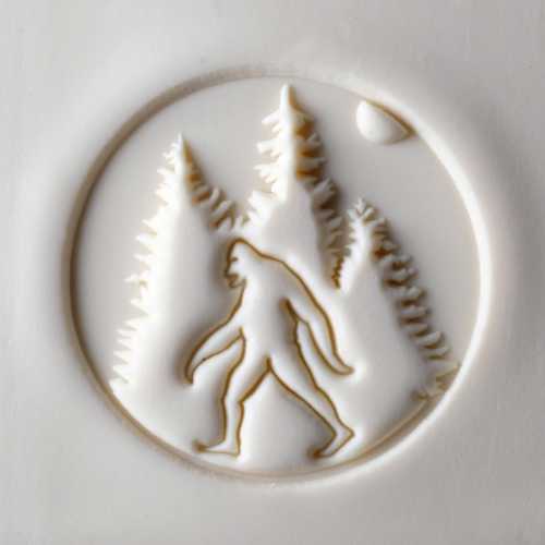 Scxl-053 Extra Large Round Stamp – Sasquatch