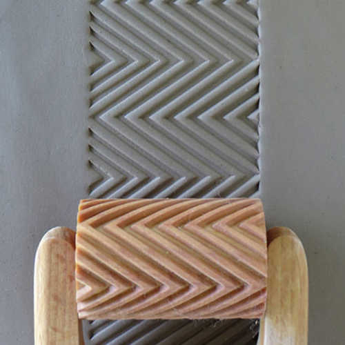 RL-006 Large Handle Roller – Big Zigzag