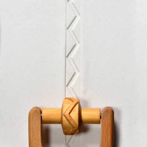 RS-003 Small Handle Roller – Single Zigzag