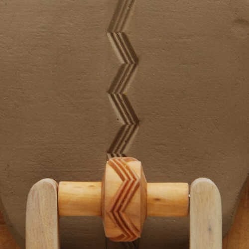 RS-008 Small Handle Roller – 3 Zigzag