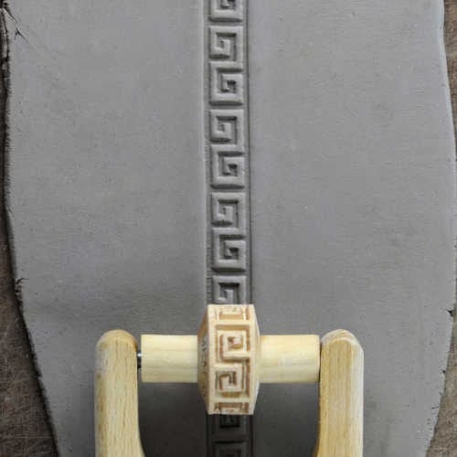 RS-030 Small Handle Roller – Geometric Design 1