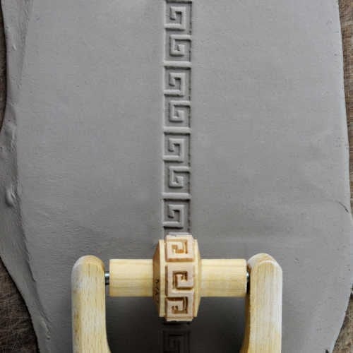 RS-031 Small Handle Roller – Geometric Design 2