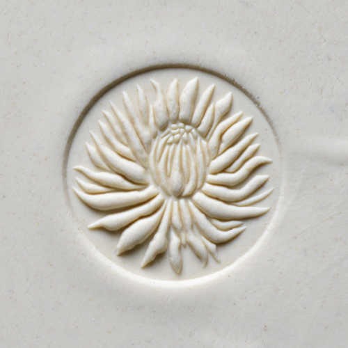 Scl-045 Large Round Stamp – Chrysanthemum