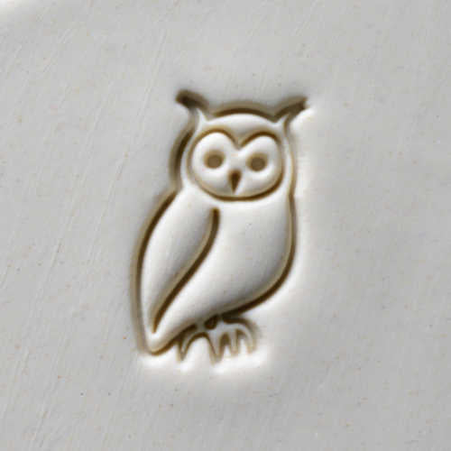 Scl-053 Large Round Stamp – Owl