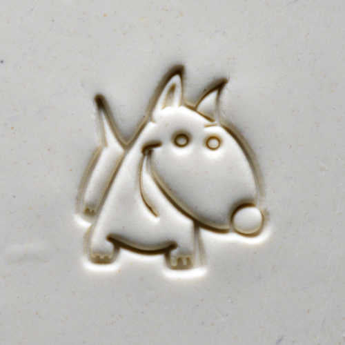 Scl-055 Large Round Stamp – Cartoon Dog
