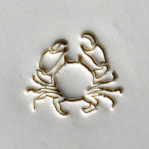 Scl-057 Large Round Stamp – Crab