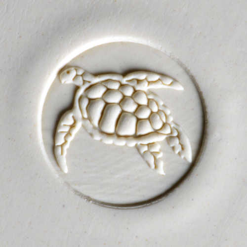 Scl-059 Large Round Stamp – Sea Turtle 2