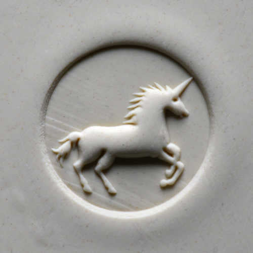 Scl-062 Large Round Stamp – Unicorn 2