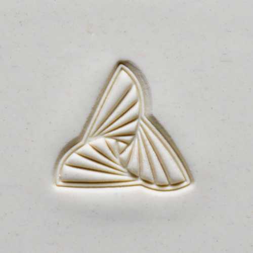 Scl-063 Large Round Stamp – Origami