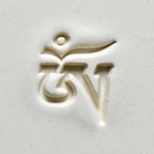 Scl-071 Large Round Stamp – Tibetan Om