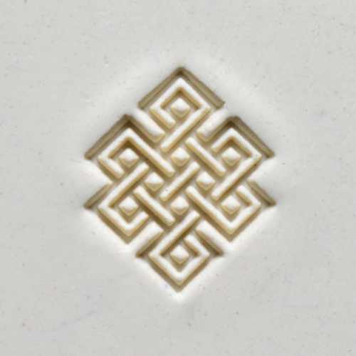 Scl-072 Large Round Stamp – Square Knot