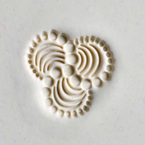 Scl-074 Large Round Stamp – Funky Spiral 2