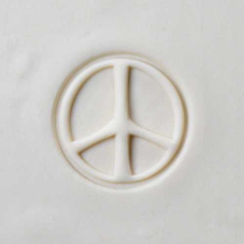 Scl-076 Large Round Stamp – Peace Sign