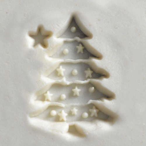 Scm-175 Medium Round Stamp – Christmas Tree