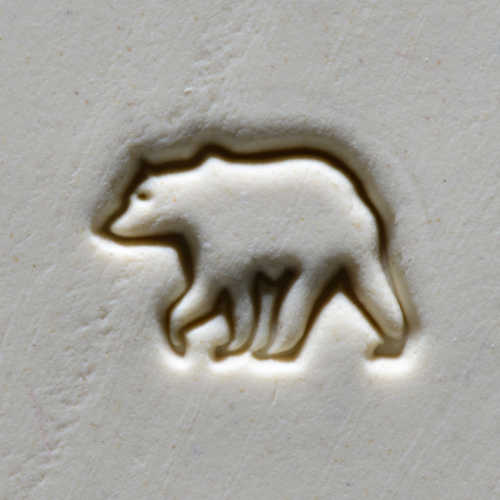 Scm-198 Medium Round Stamp – Grizzly Bear