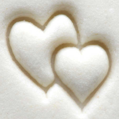 Scs-037 Small Round Stamp – Double Heart