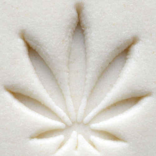 Scs-058 Small Round Stamp – Hemp Leaf