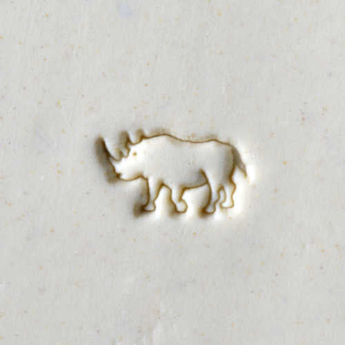 Scs-167 Small Round Stamp – Rhino