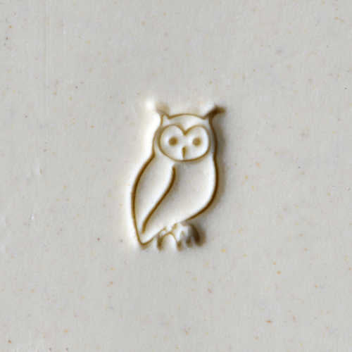 Scs-172 Small Round Stamp – Owl