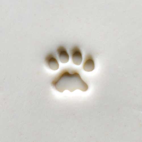 Scs-182 Small Round Stamp – Cat Paw Print