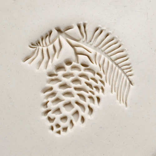 Scxl-003 Extra Large Round Stamp – Pine Cone 2
