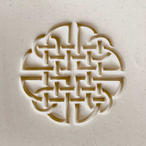 Scxl-015 Extra Large Round Stamp – Celtic Knot