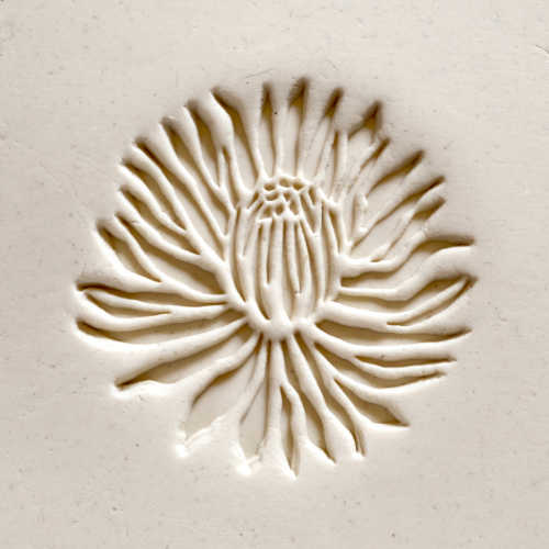 Scxl-021 Extra Large Round Stamp – Chrysanthemum