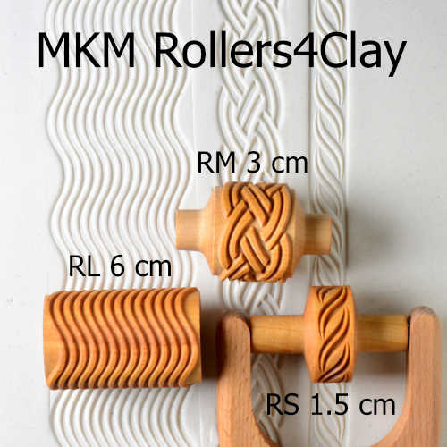 RS-007 Small Handle Roller – Debossed Dots