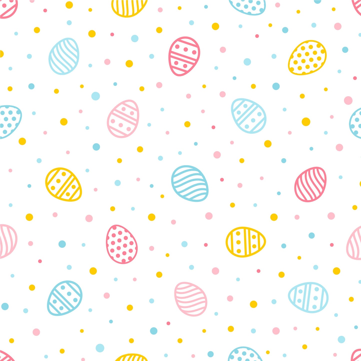 Rainbow Eggs Underglaze Transfer