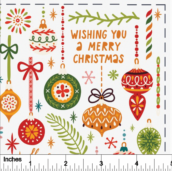 Vintage Ornaments Overglaze Decal
