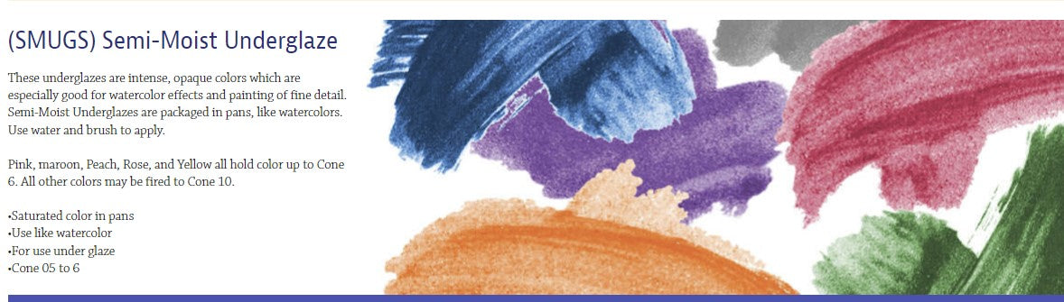 Ceramic Underglaze Watercolor Glaze Pens (6 Colors)