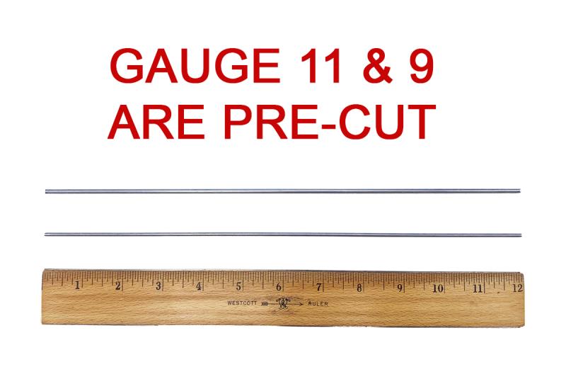 Hi-Temp Nichrome Wire Rods -11 Gauge 5/Pkg