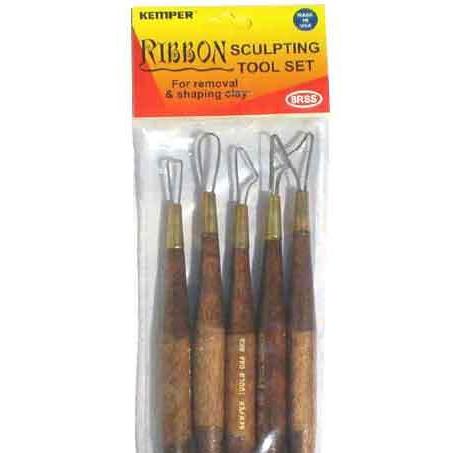 8" Ribbon Tool Trimming & Sculpting Set - Great White North Pottery Supplies