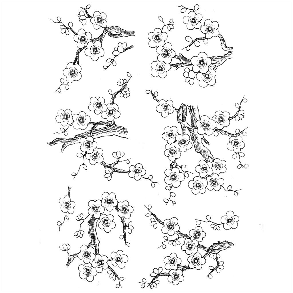 Cherry flower 7 - Great White North Pottery Supplies