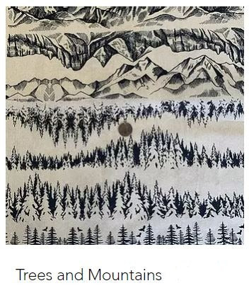 Trees and Mountains - Great White North Pottery Supplies