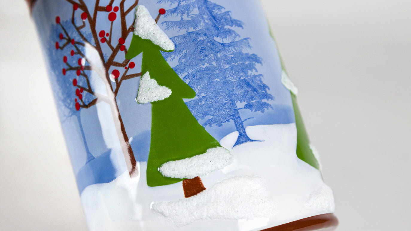 Fired Snow Specialty Low Fire Glaze - Great White North Pottery Supplies