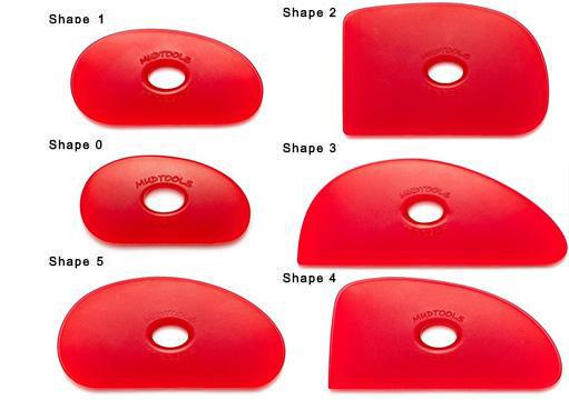 Mudtool flexible Ribs Red