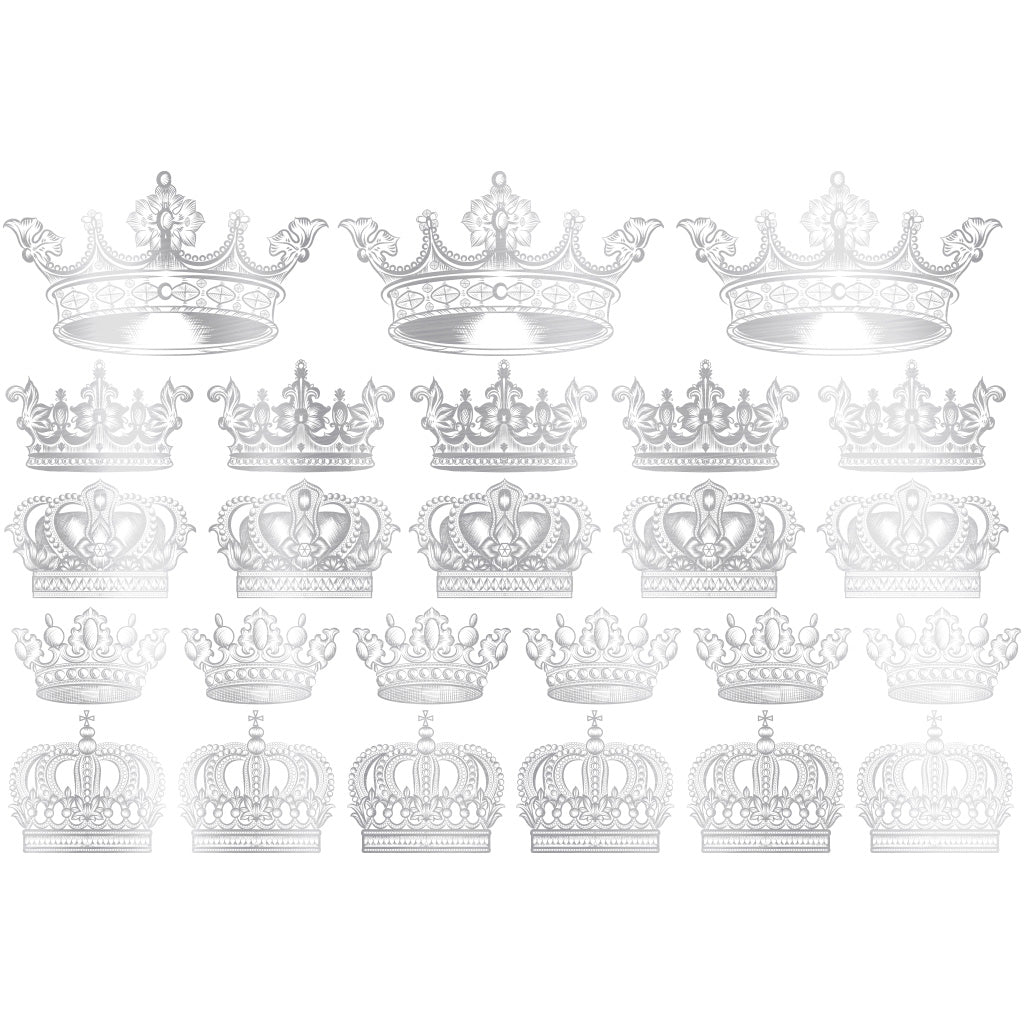 Crown Gold/White Gold Overglaze Decal - Great White North Pottery Supplies