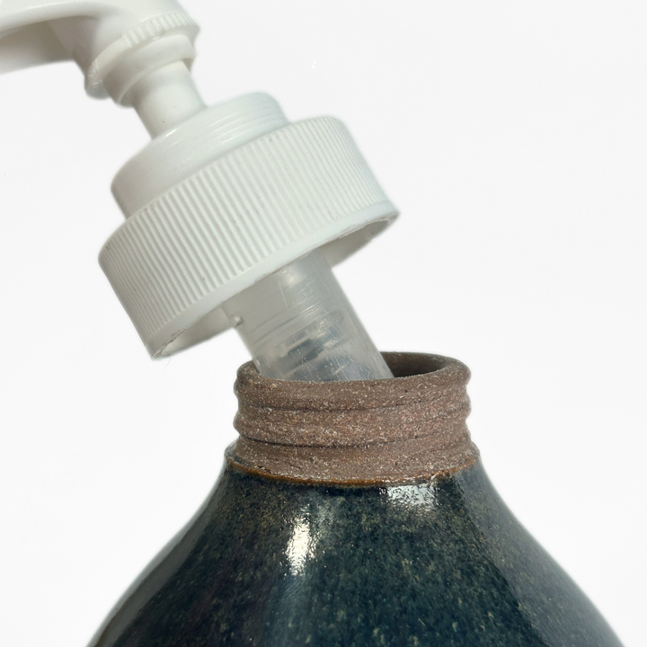 Black Threaded Soap Dispenser