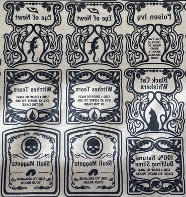 Apothecary Labels - Great White North Pottery Supplies