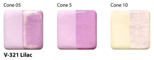 Amaco Lilac Velvet Underglaze V-321-Q cone tiles