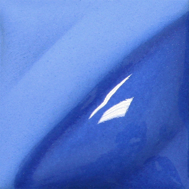 Amaco Medium Blue Velvet Underglaze V-326-Q cone tiles