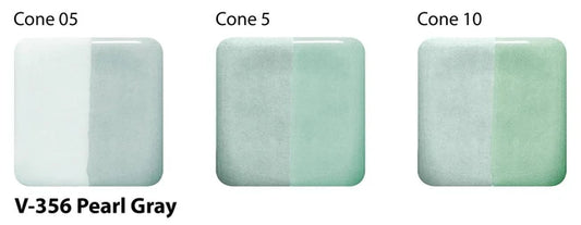 Amaco Pearl Gray Velvet Underglaze V-356-Q cone tiles