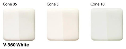Amaco White Velvet Underglaze V-360-Q cone tiles
