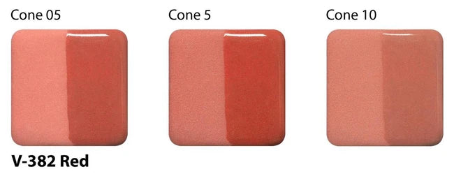 Amaco Red Velvet Underglaze V-382-Q cone tiles