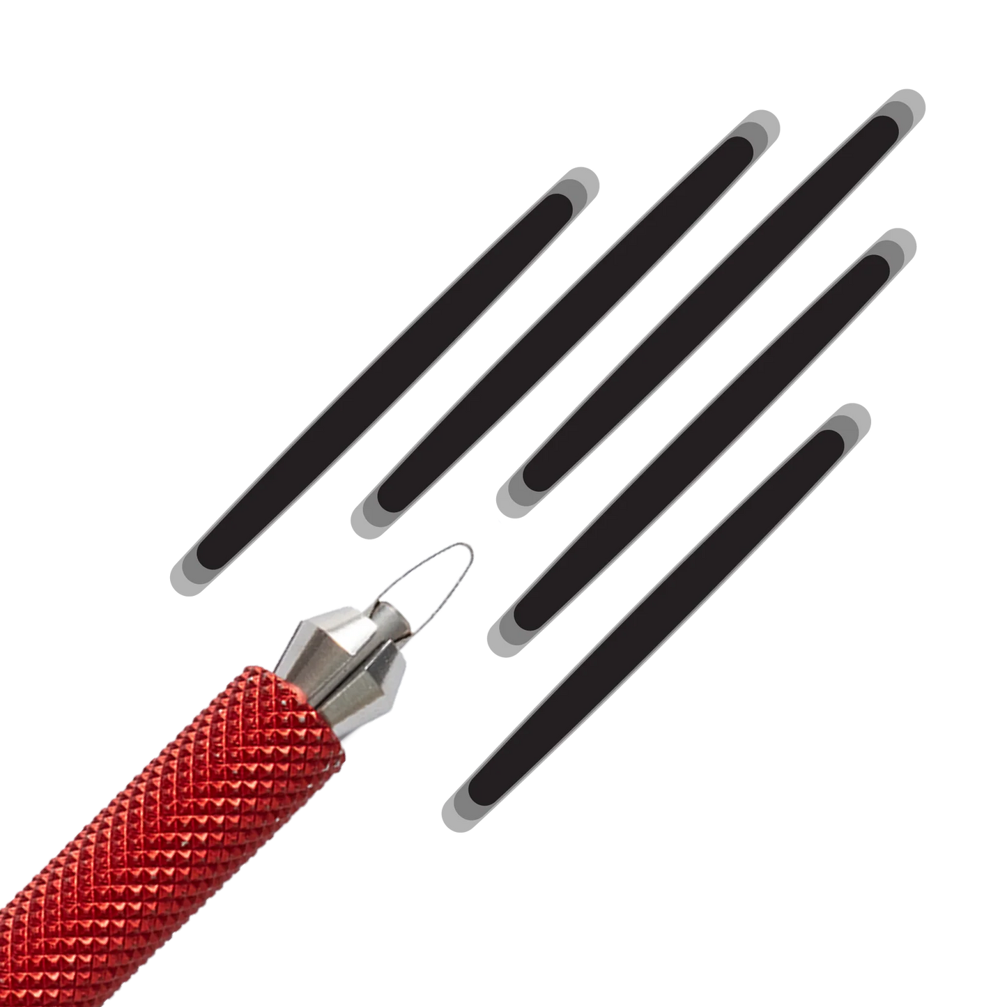 Ensemble de 5 outils libellule variés, comprenant 2 lames à sculpter