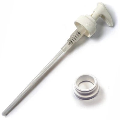 White Threaded Soap Dispenser w/ Collar